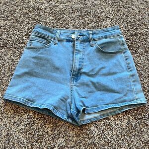 Fashion Nova blue Jean Shorts size 26